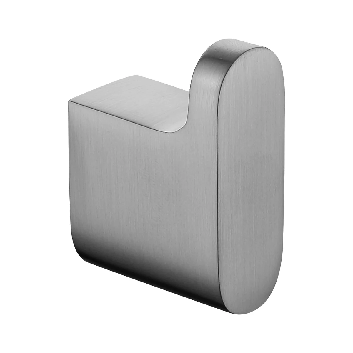 4-Piece Brass Brushed Nickel Bathroom Hardware Set - Towel Bar, Towel Holder, Toilet Paper Holder, Robe Hook, and Tower Holder - Wall Mounted - Image 4