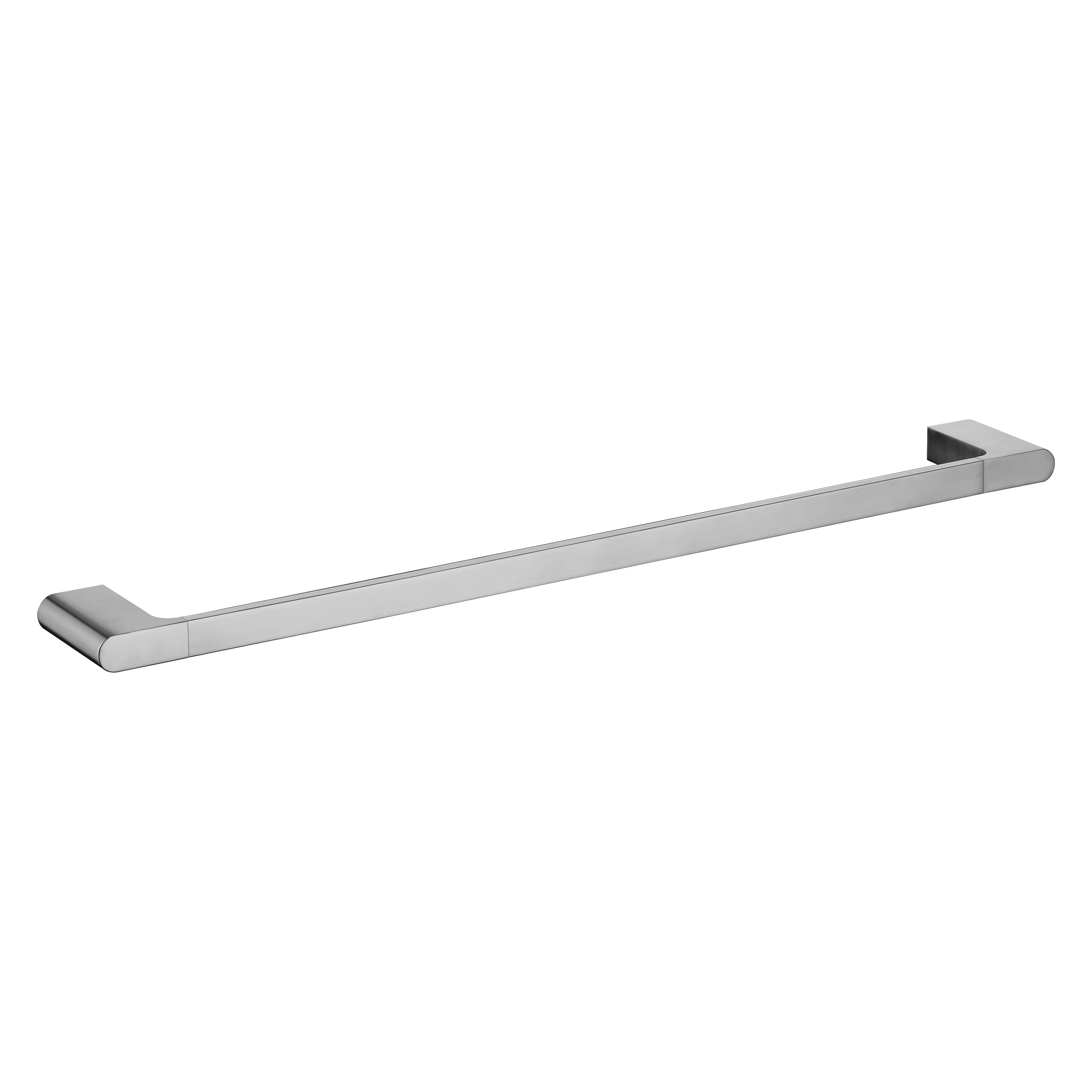 4-Piece Brass Brushed Nickel Bathroom Hardware Set - Towel Bar, Towel Holder, Toilet Paper Holder, Robe Hook, and Tower Holder - Wall Mounted - Image 6