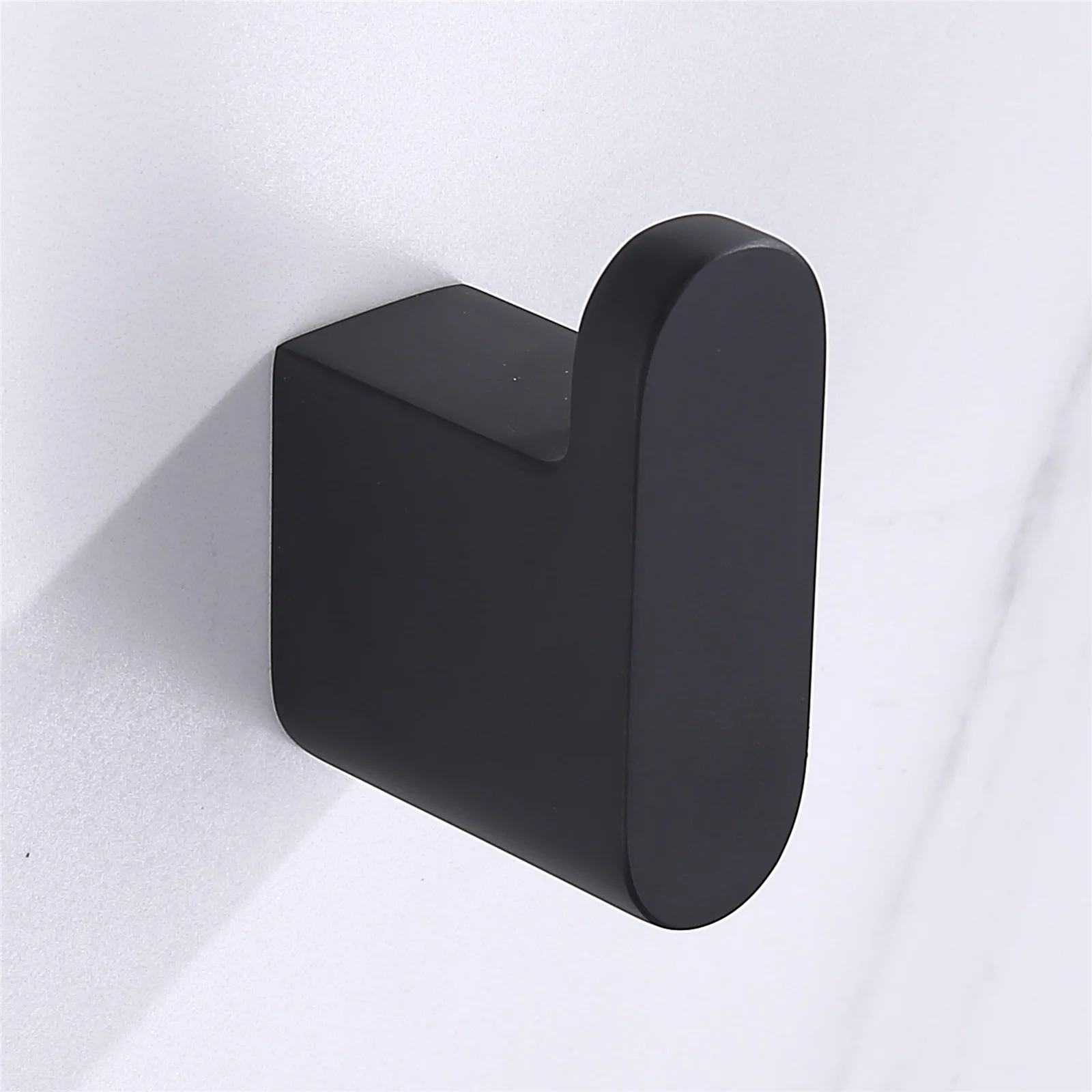Luxurious 4-Piece Brass Matte Black Bathroom Hardware Set: Towel Bar, Towel Ring, Toilet Paper Holder, Robe Hook, and Tower Holder - Wall Mounted - Image 19