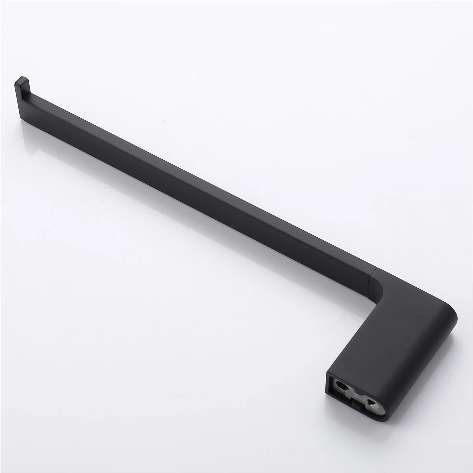 Luxurious 4-Piece Brass Matte Black Bathroom Hardware Set: Towel Bar, Towel Ring, Toilet Paper Holder, Robe Hook, and Tower Holder - Wall Mounted - Image 9