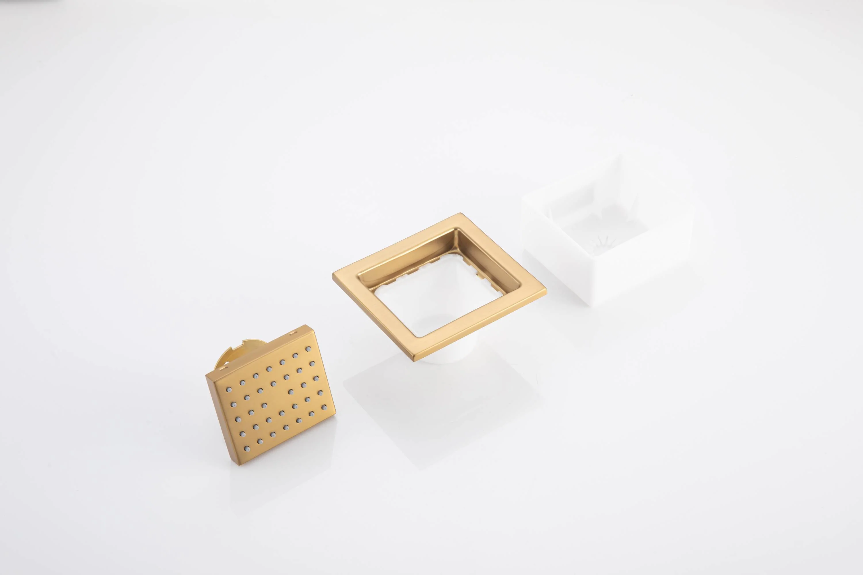 4x4inch flush body jet brushed nickel or chrome or matte black or brushed gold or polished gold - Image 11