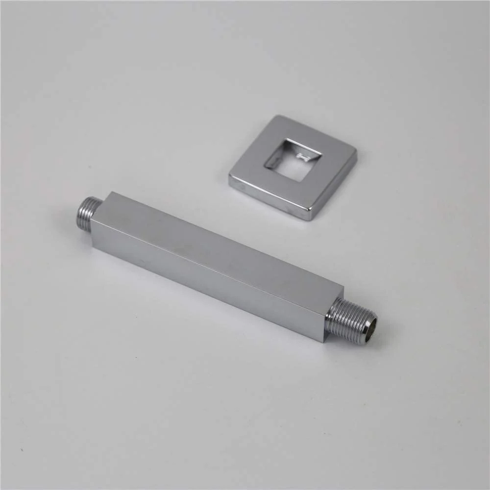 5inch brass ceiling shower arm with flange chrome - Image 2