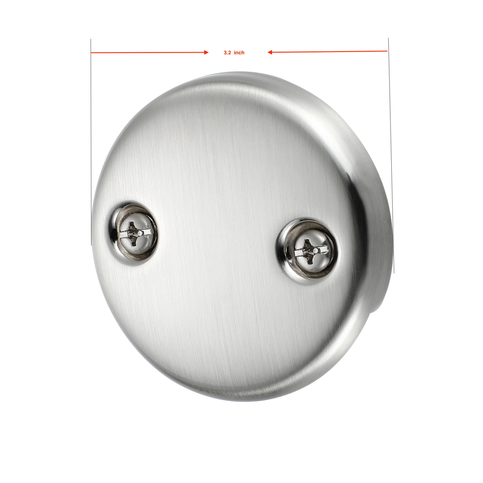 Tip-Toe Tub Trim Set with Two-Hole Overflow Faceplate, Replacement Bath Drain Trim Kit with 2-Hole Overflow Faceplate and Universal Fine/Coarse Thread 7 finishing colors available - Image 10