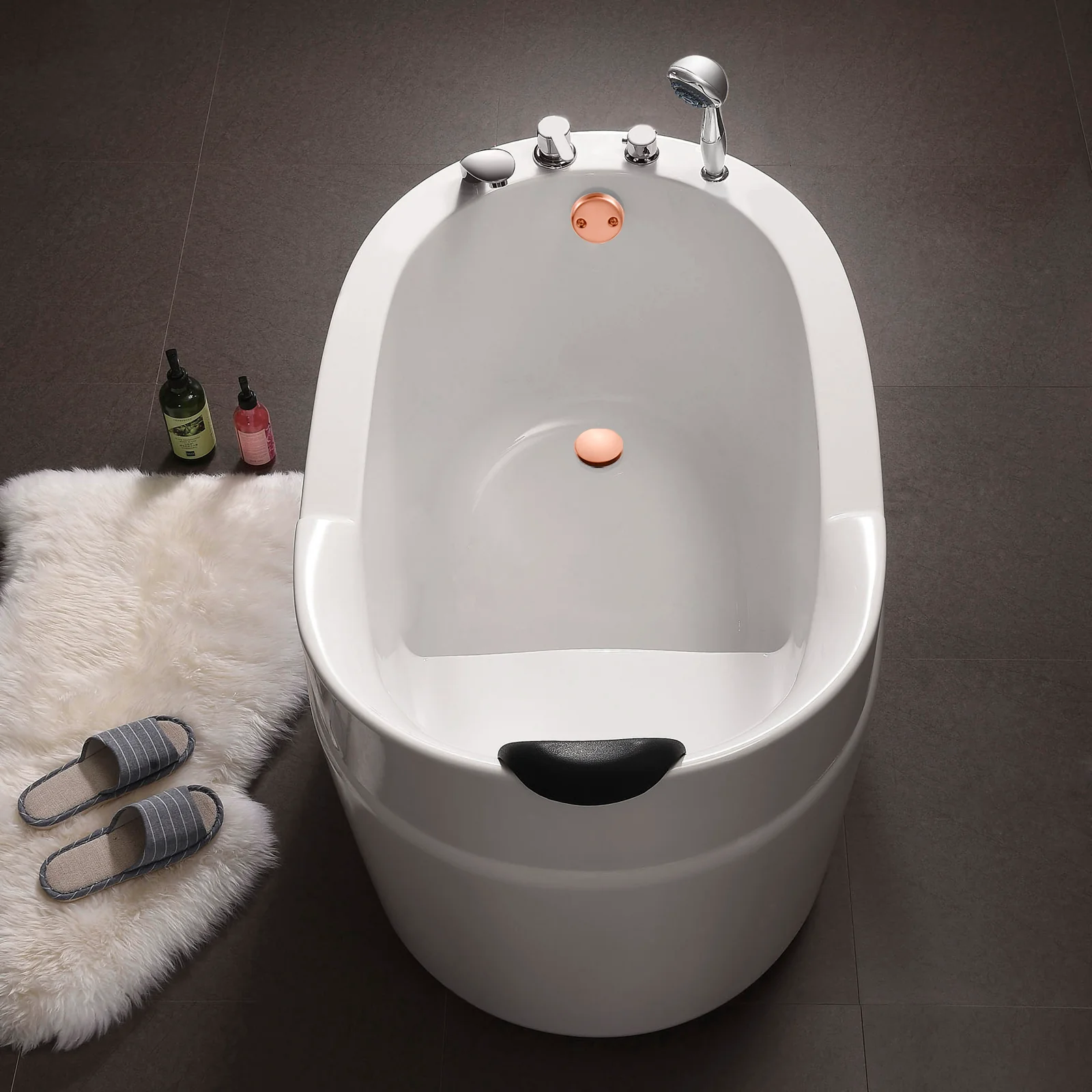 Tip-Toe Tub Trim Set with Two-Hole Overflow Faceplate, Replacement Bath Drain Trim Kit with 2-Hole Overflow Faceplate and Universal Fine/Coarse Thread 7 finishing colors available - Image 20