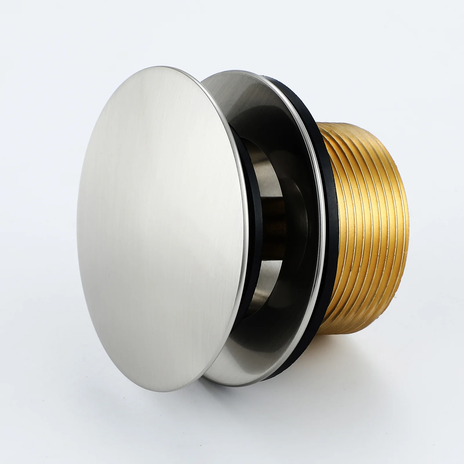 Tip-Toe Tub Trim Set with Two-Hole Overflow Faceplate, Replacement Bath Drain Trim Kit with 2-Hole Overflow Faceplate and Universal Fine/Coarse Thread 7 finishing colors available - Image 3
