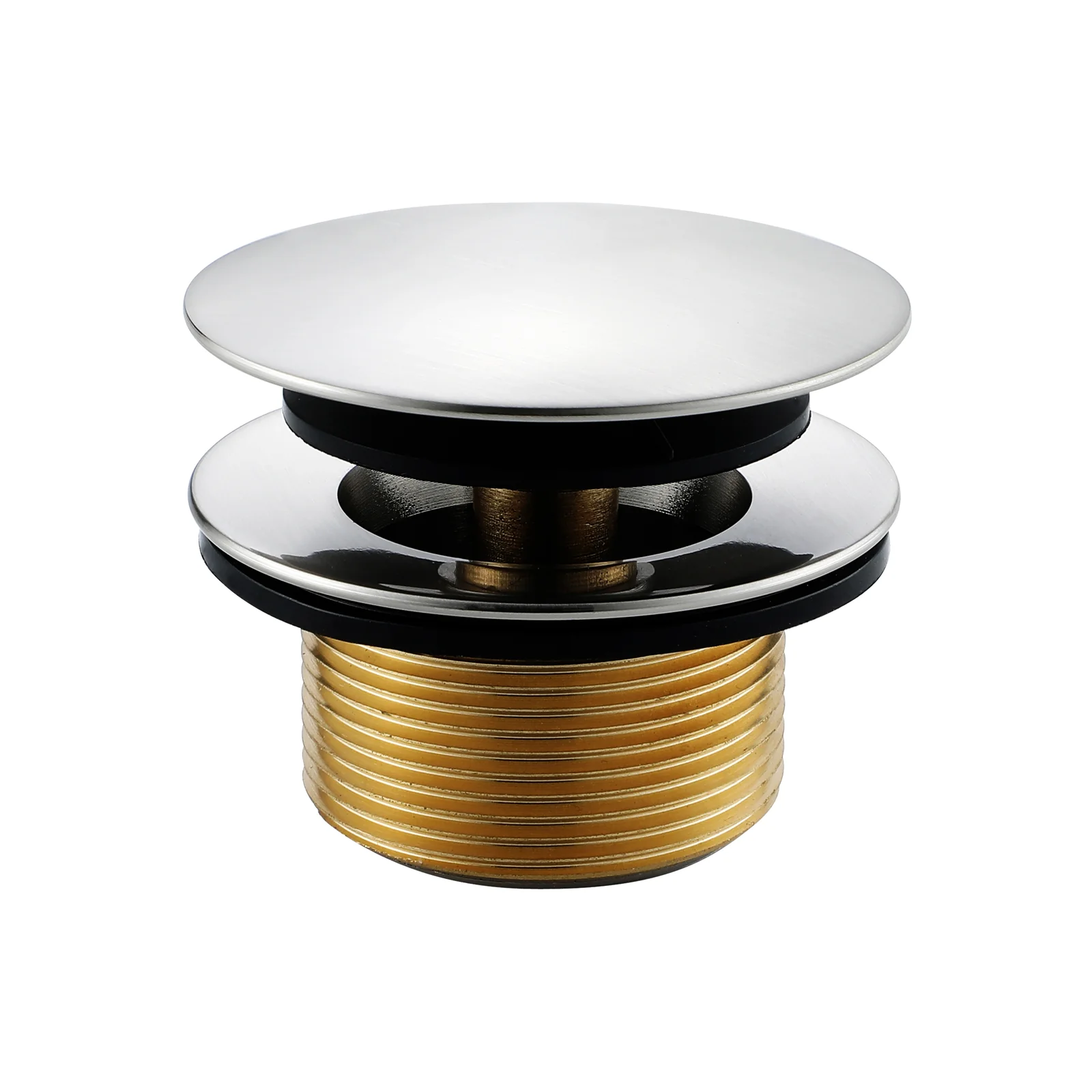 Tip-Toe Tub Trim Set with Two-Hole Overflow Faceplate, Replacement Bath Drain Trim Kit with 2-Hole Overflow Faceplate and Universal Fine/Coarse Thread 7 finishing colors available - Image 6