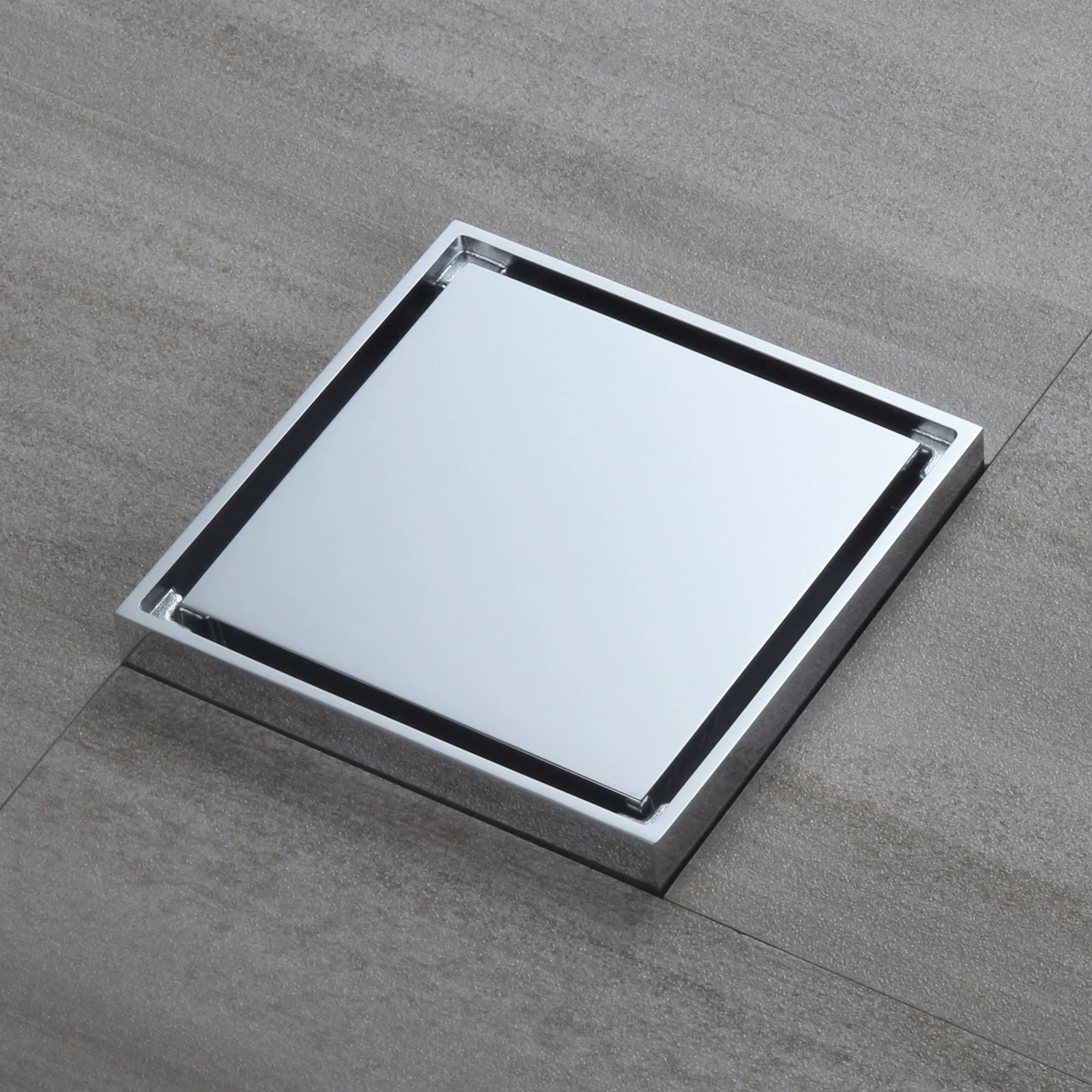 Chrome brass floor drain 4x4inch - Image 4