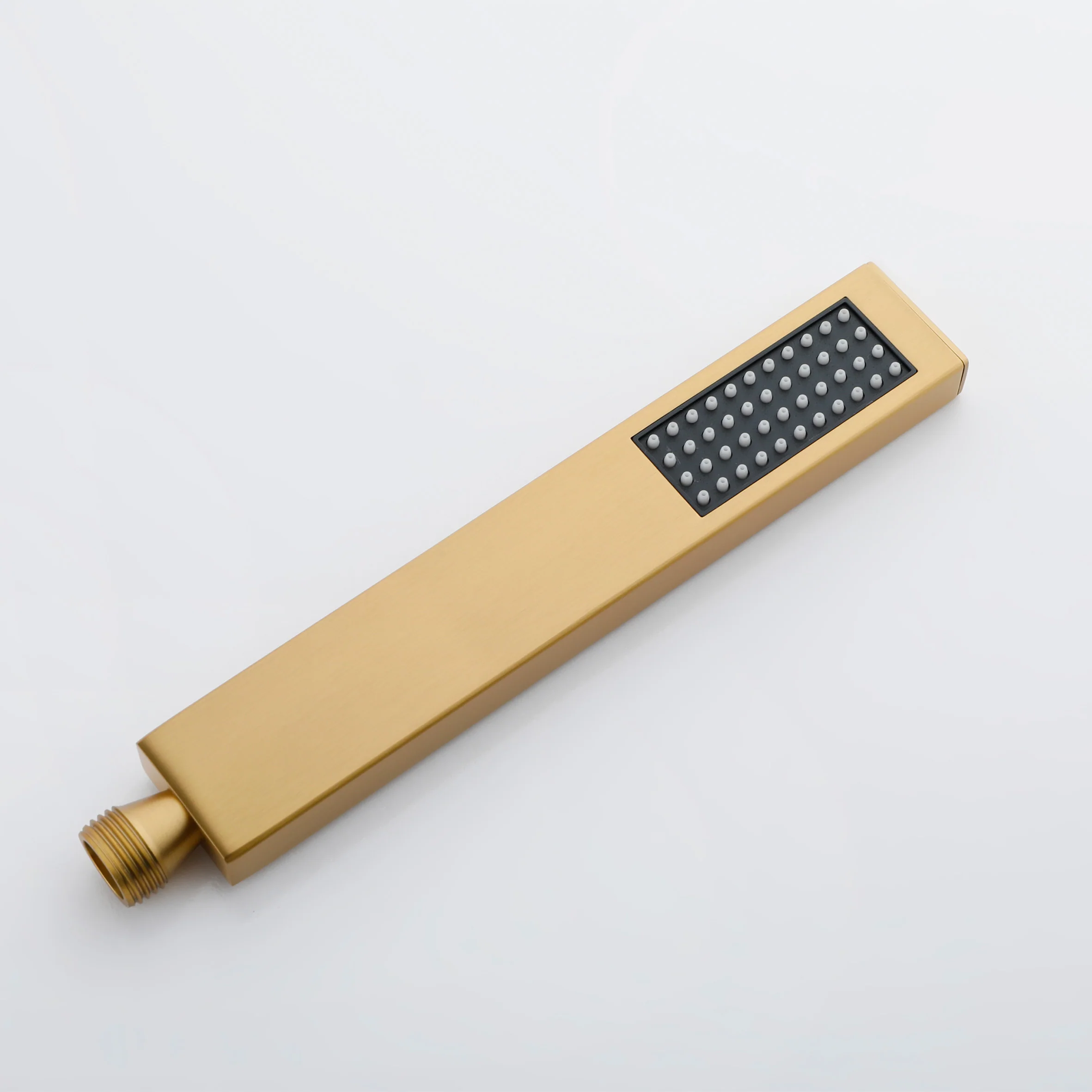 Brushed Gold Brass Handheld Shower Sprayer: Complete with Hose and Holder for a Stylish and Functional Shower Upgrade - Image 4