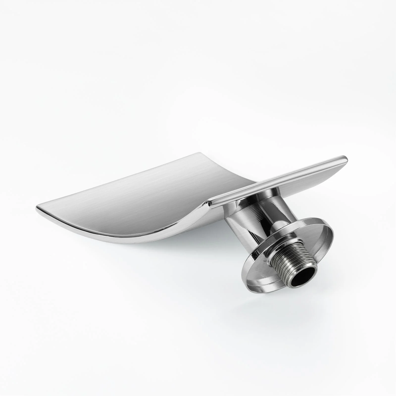 Ceiling mounted 3 functions Thermostatic Brushed Nickel rain Shower Faucet With waterfall tub spout - Image 11