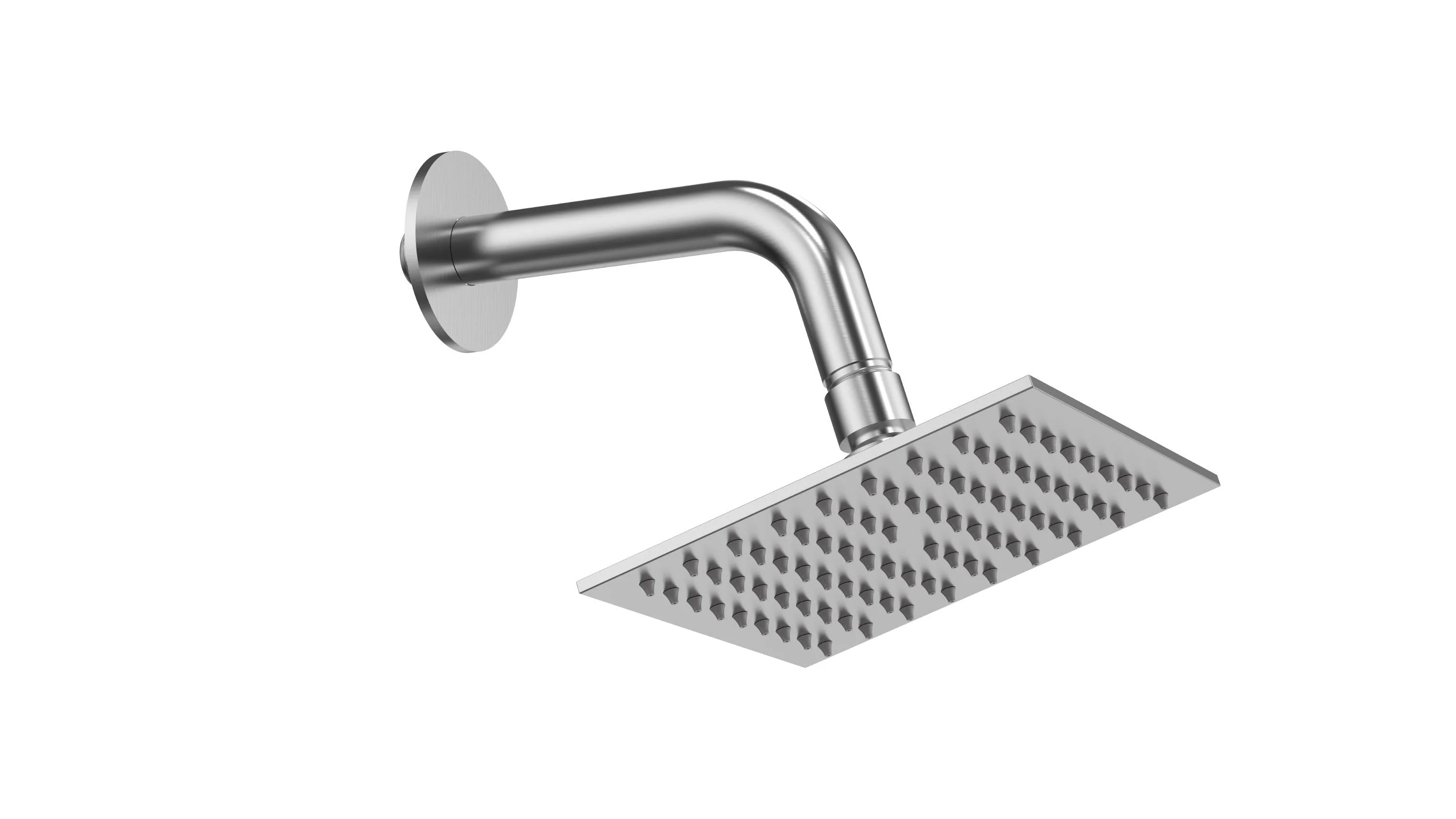 Brushed nickel 20-Inch rainfall shower head high pressure shower head 3 way thermostatic valve shower heads systems each function work at the same time and separately - Image 10
