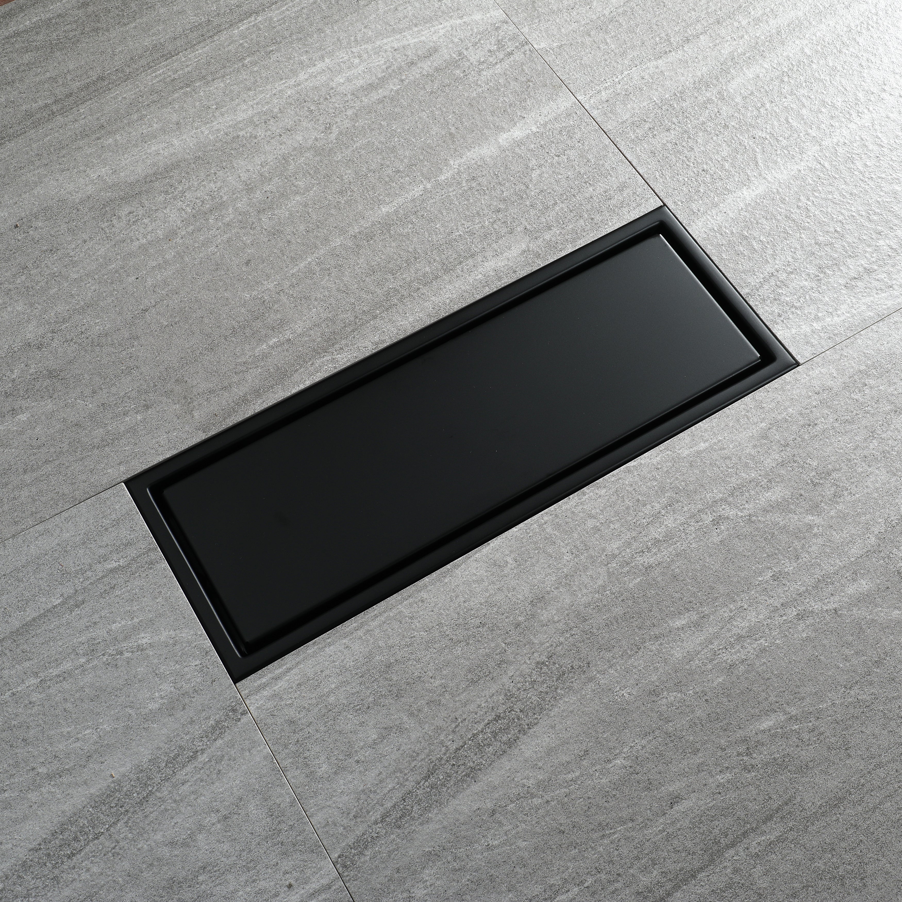 Matte Black stainless floor drain 11.8inch x 4.3 inch - Image 3