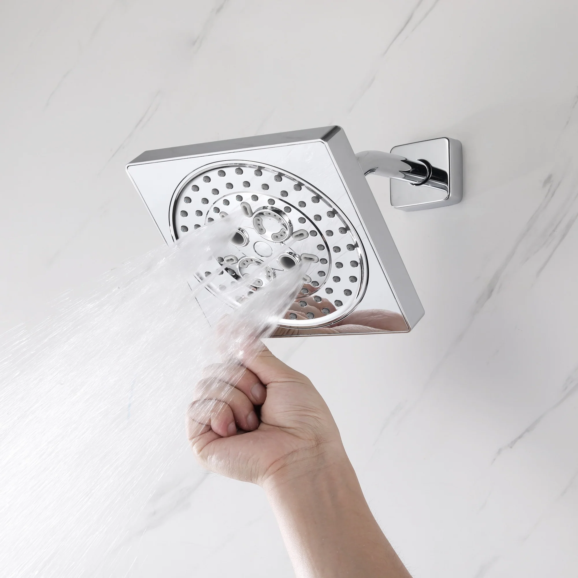 3-Way Digital Display Thermostatic Shower System: Featuring Body Jets and a 6-Inch Regular Head with Independent and Simultaneous Functionality - Image 6
