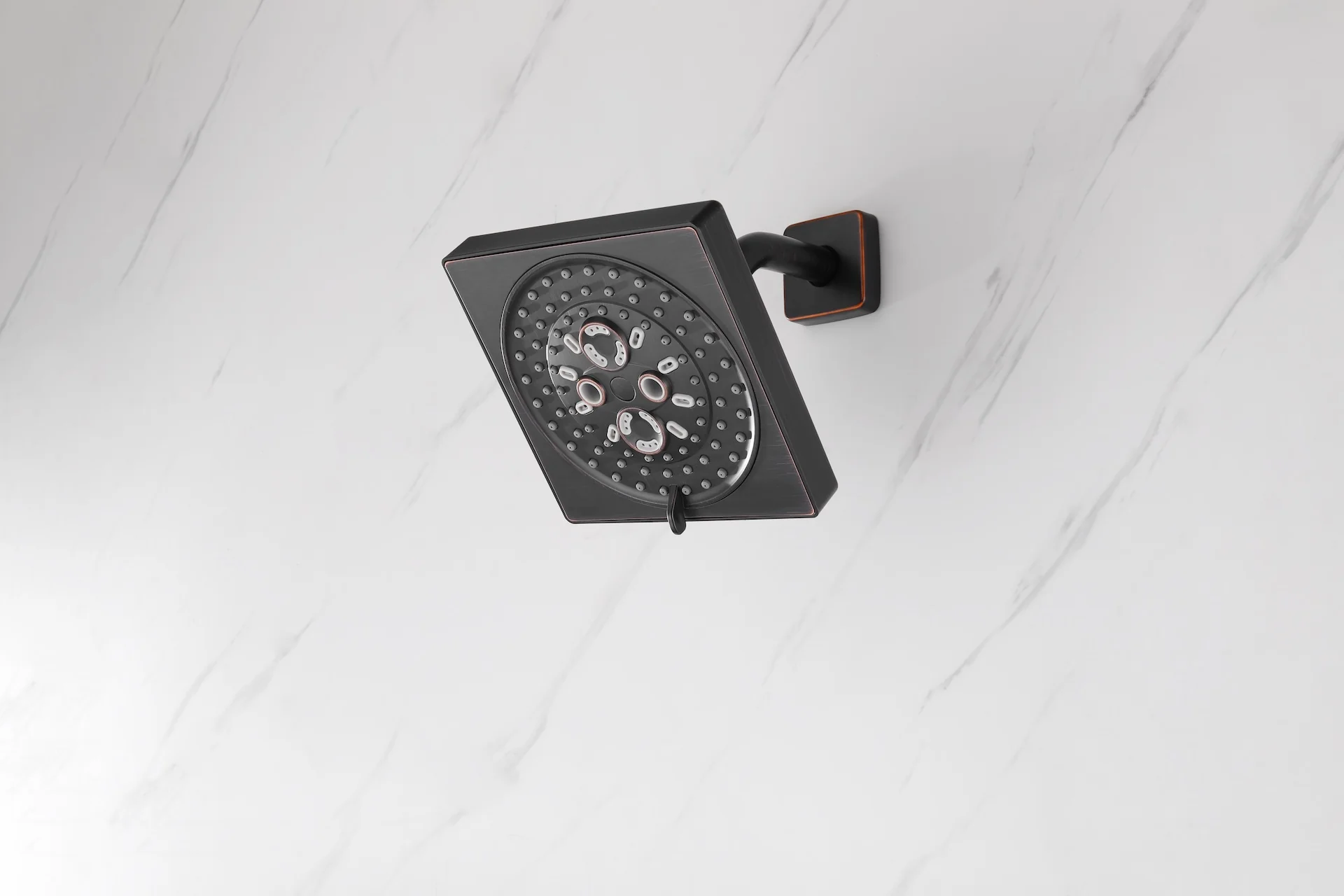 Brushed Gold Or Brushed Nickel or Matte Black or chrome or oil rubber bronze 3-Way Thermostatic Shower Valve System with Dual Regular Heads - Simultaneous or Separate Functionality - Image 29