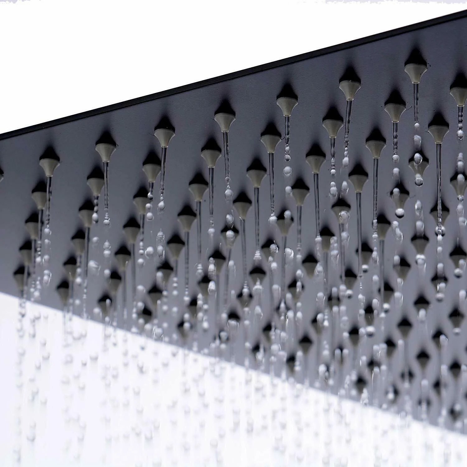 Matte Black Wall-Mounted 12" or 16" Rain Shower Head with 3-Way Thermostatic Faucet - Image 7