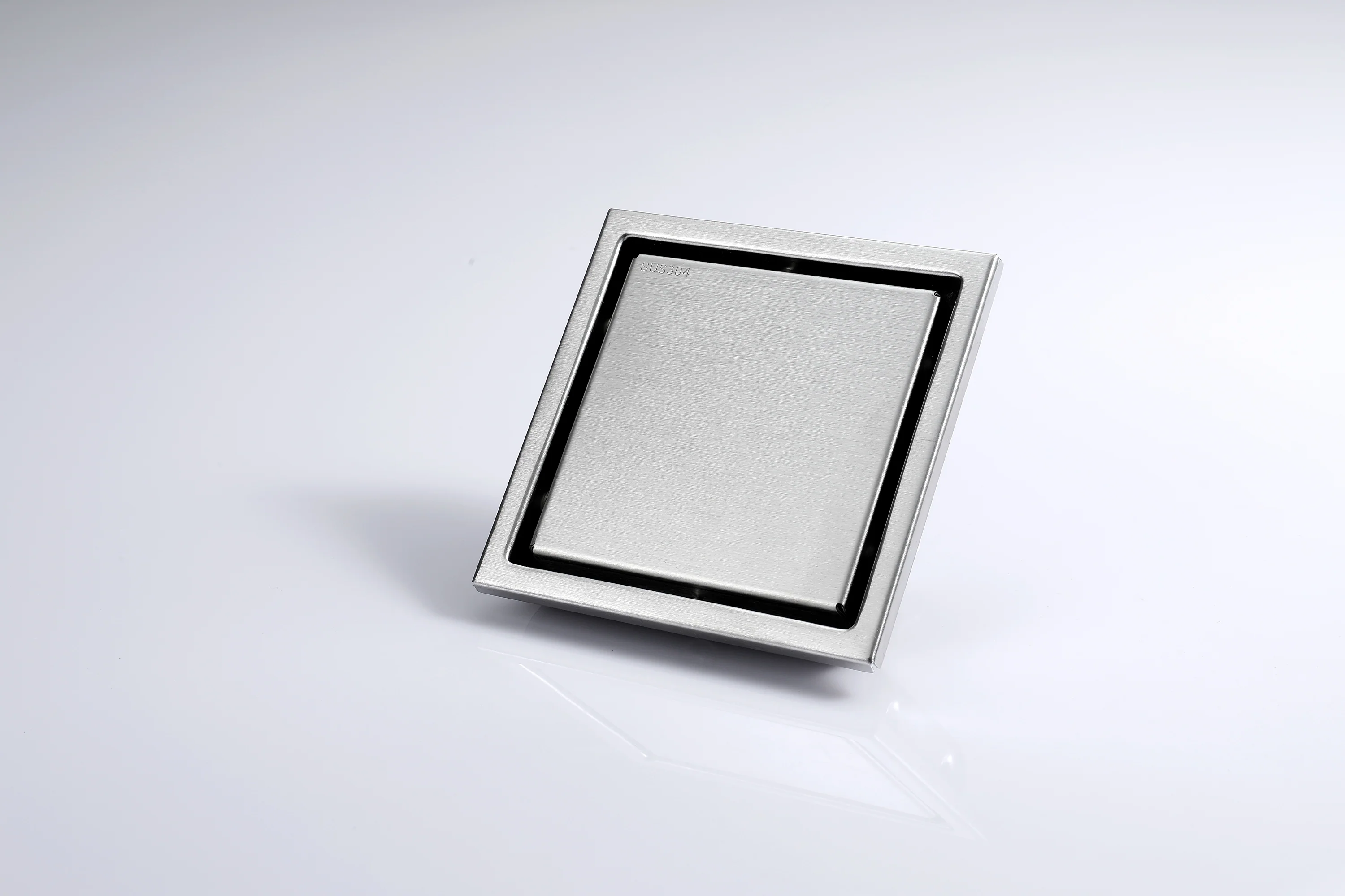 Brushed nickel stainless floor drain 6x6inch - Image 6