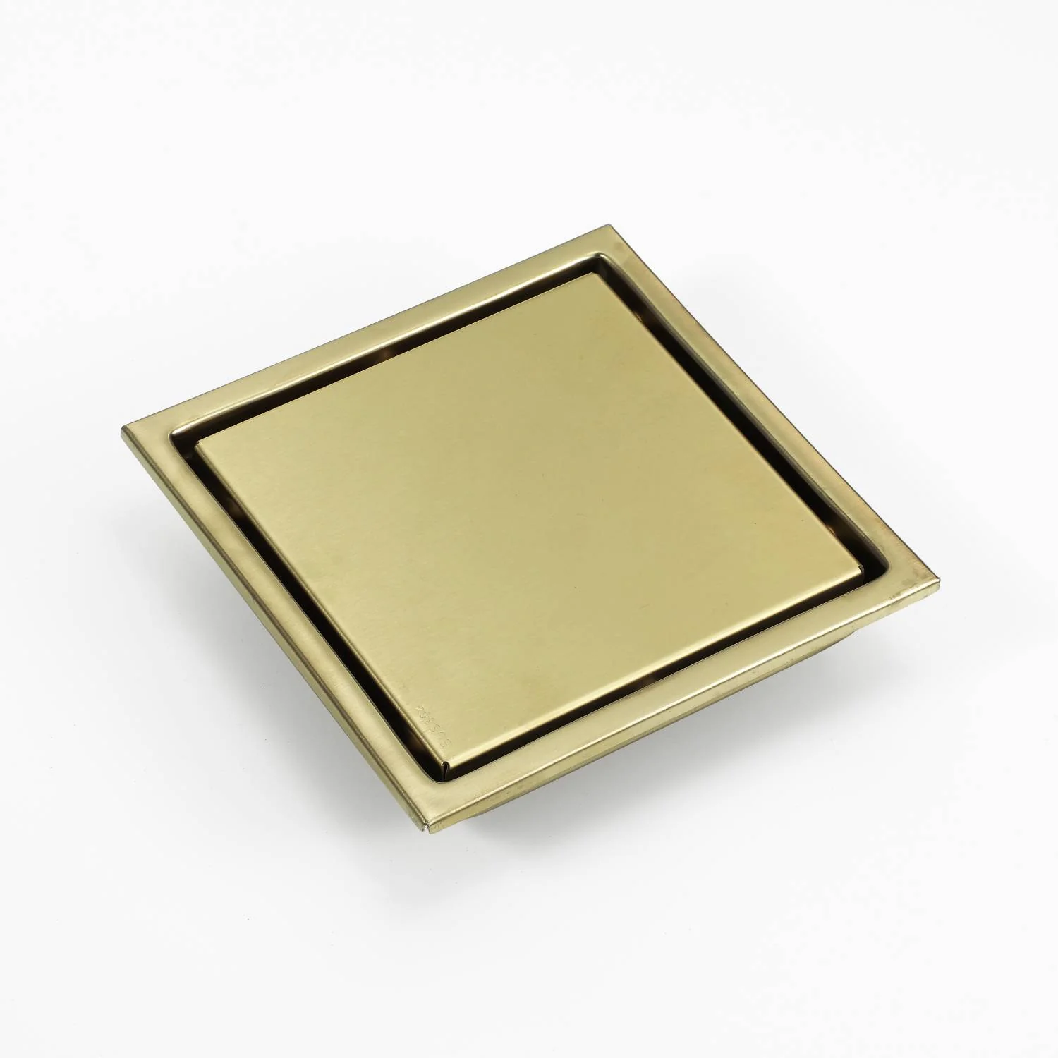 Brushed Gold stainless floor drain 6x6inch - Image 3