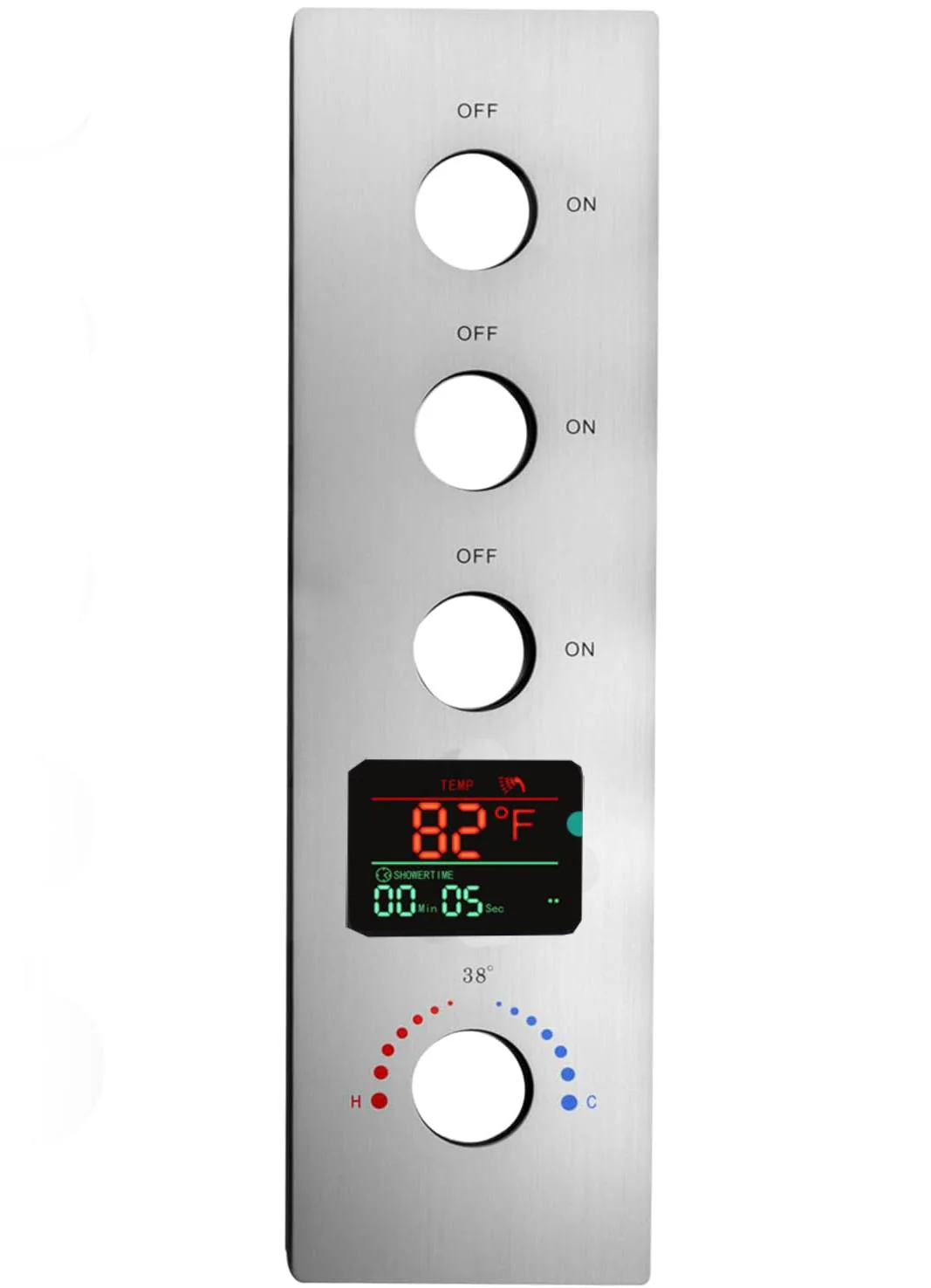 3 way digital thermostatic rough in valve with trim - Image 3