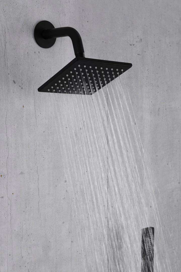 20-Inch Flush-Mount Rainfall and Waterfall Shower System: 4-Way Thermostatic Control, 64-Color LED Lights, Bluetooth Music, Optional Digital Display, and Regular Head - Image 3