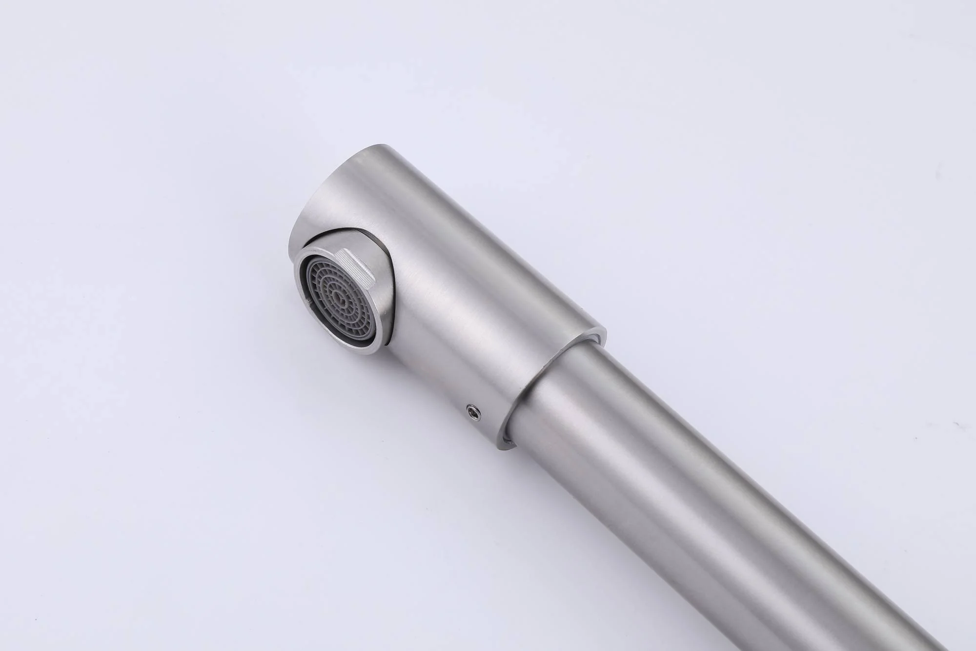 Brushed nickel Pot Filler Faucet Folding Stretchable Brass Hot & Cold Kitchen Faucet Wall Mount with side sprayer - Image 7
