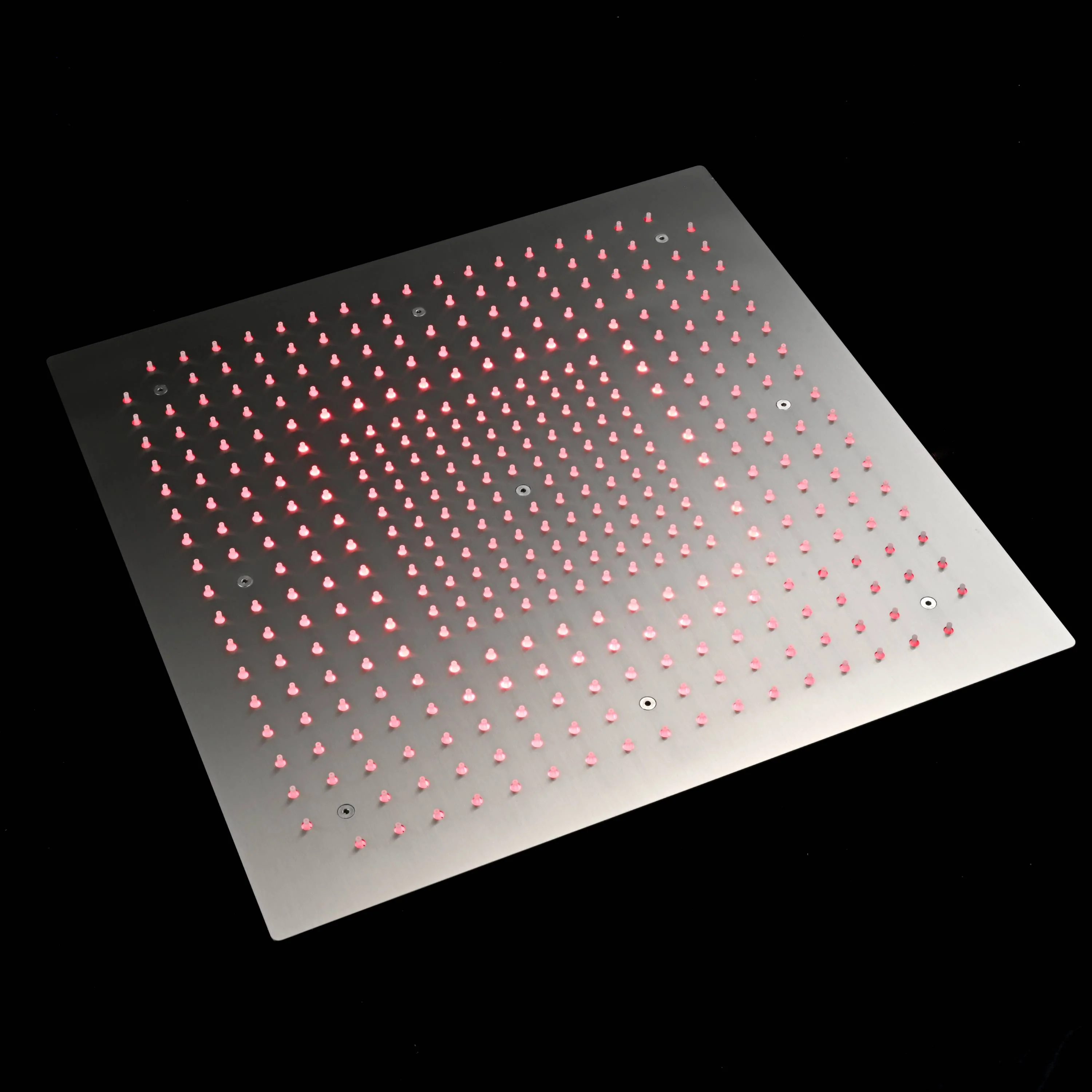 20" or "24" Flush Mount Rain Shower Head: 64 LED Lights - Image 6