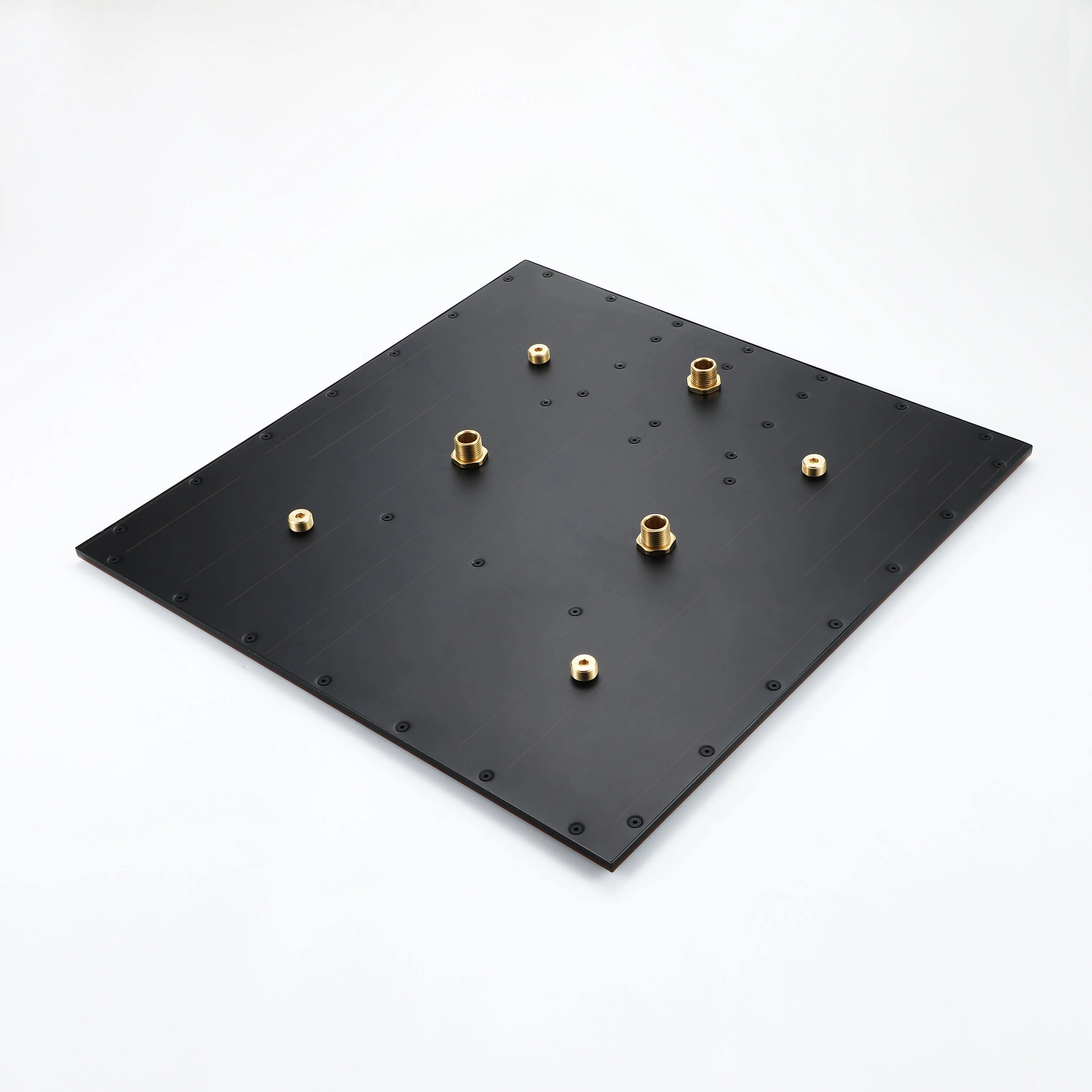 Oil Rubbed Bronze Ceiling Mount 20-Inch Rainfall Waterfall Shower Head with 4-Way Thermostatic System with second 20-Inch Rainfall Shower Head - Image 13
