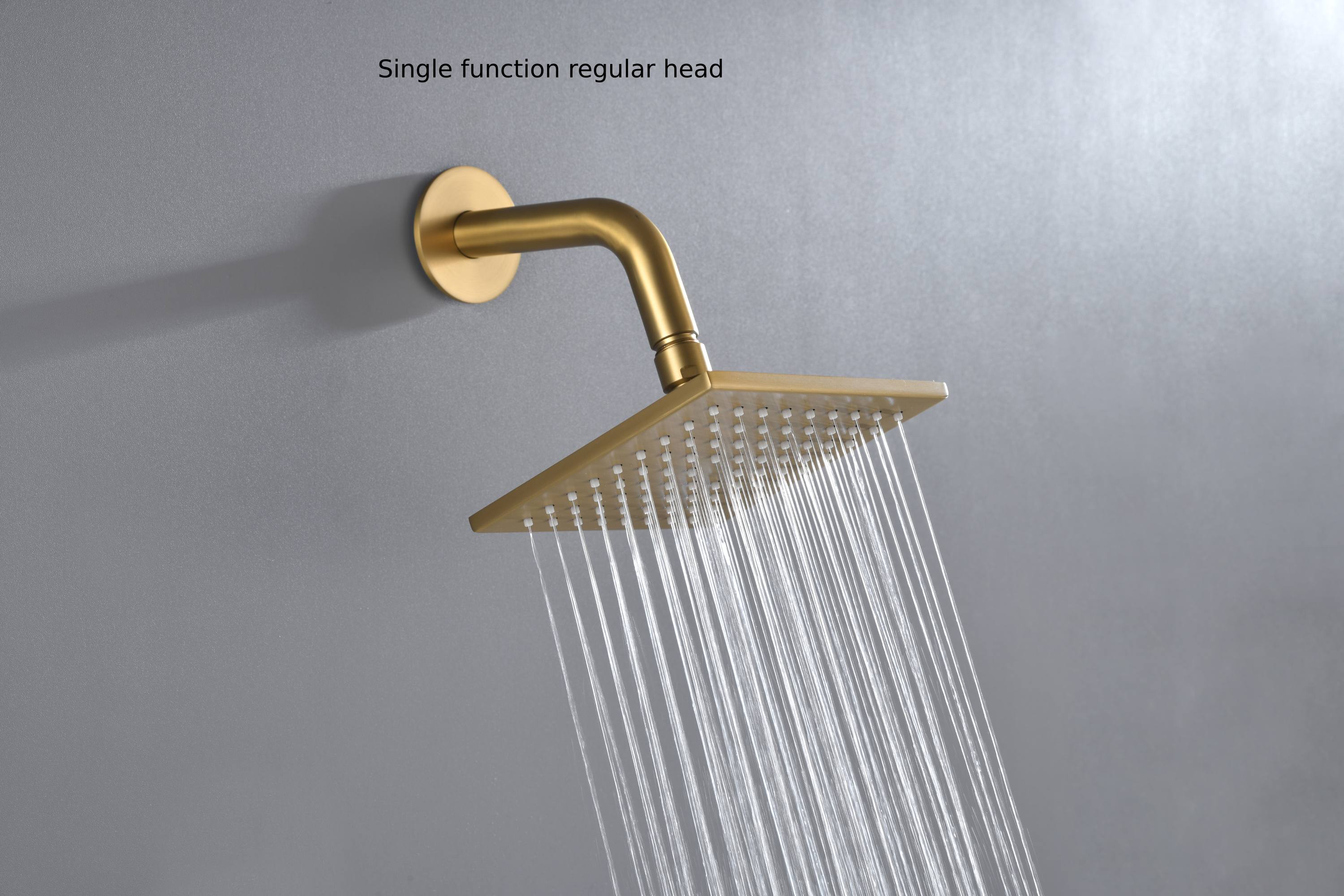 12-inch Or 16-inch Or 6'' Wall-Mount Brushed Gold 3-Way Thermostatic Shower Valve System: Versatile Functionality and Stunning Design - Image 16