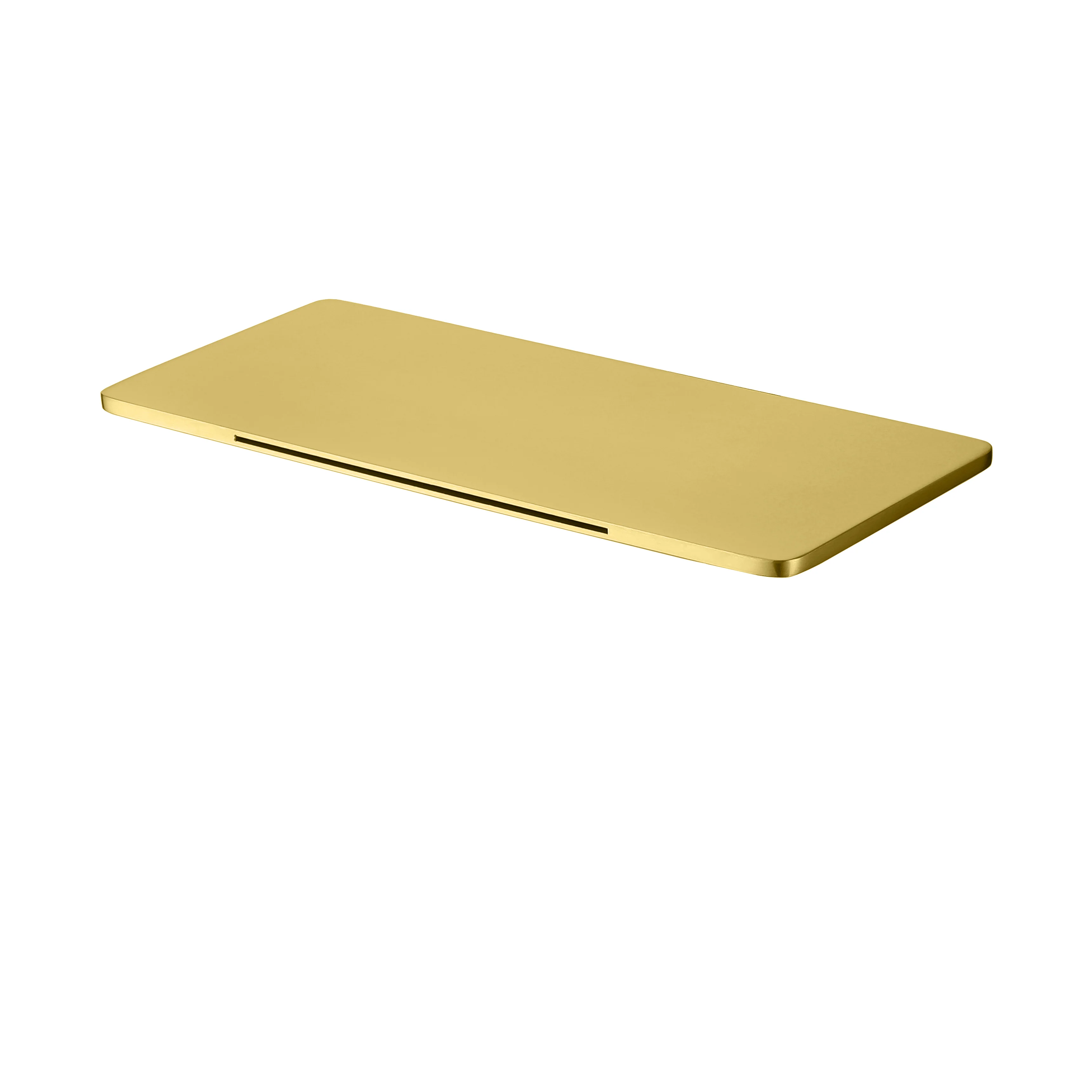 Waterfall Wall-mount pressure balance Bath Tub Filler Faucet Brushed Gold - Image 10