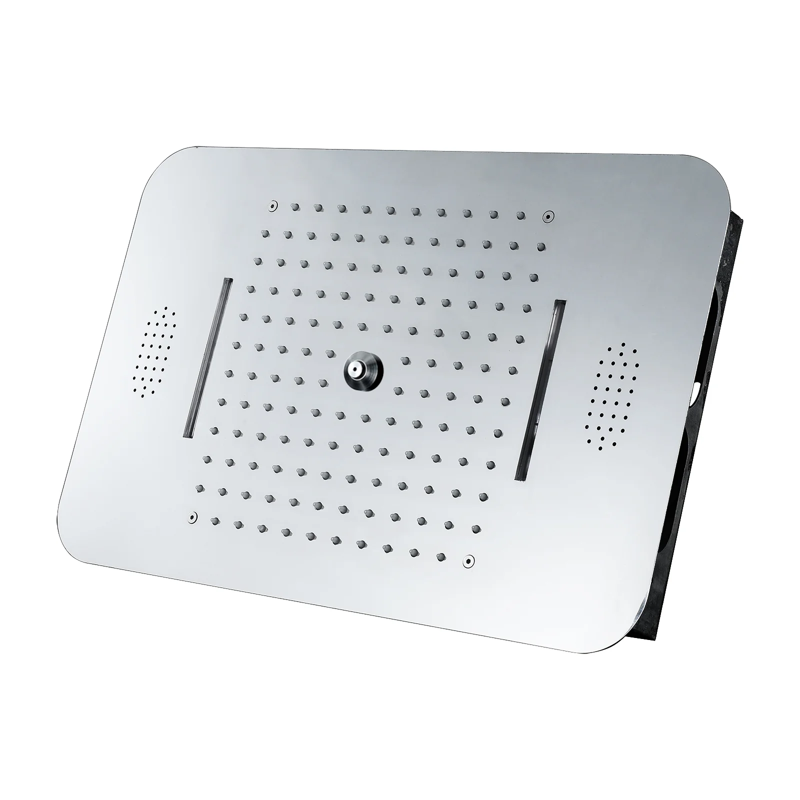 23'' X 15'' Flush-mount 64 LED Shower Head rainfall waterfall mist 3 functions - Image 26