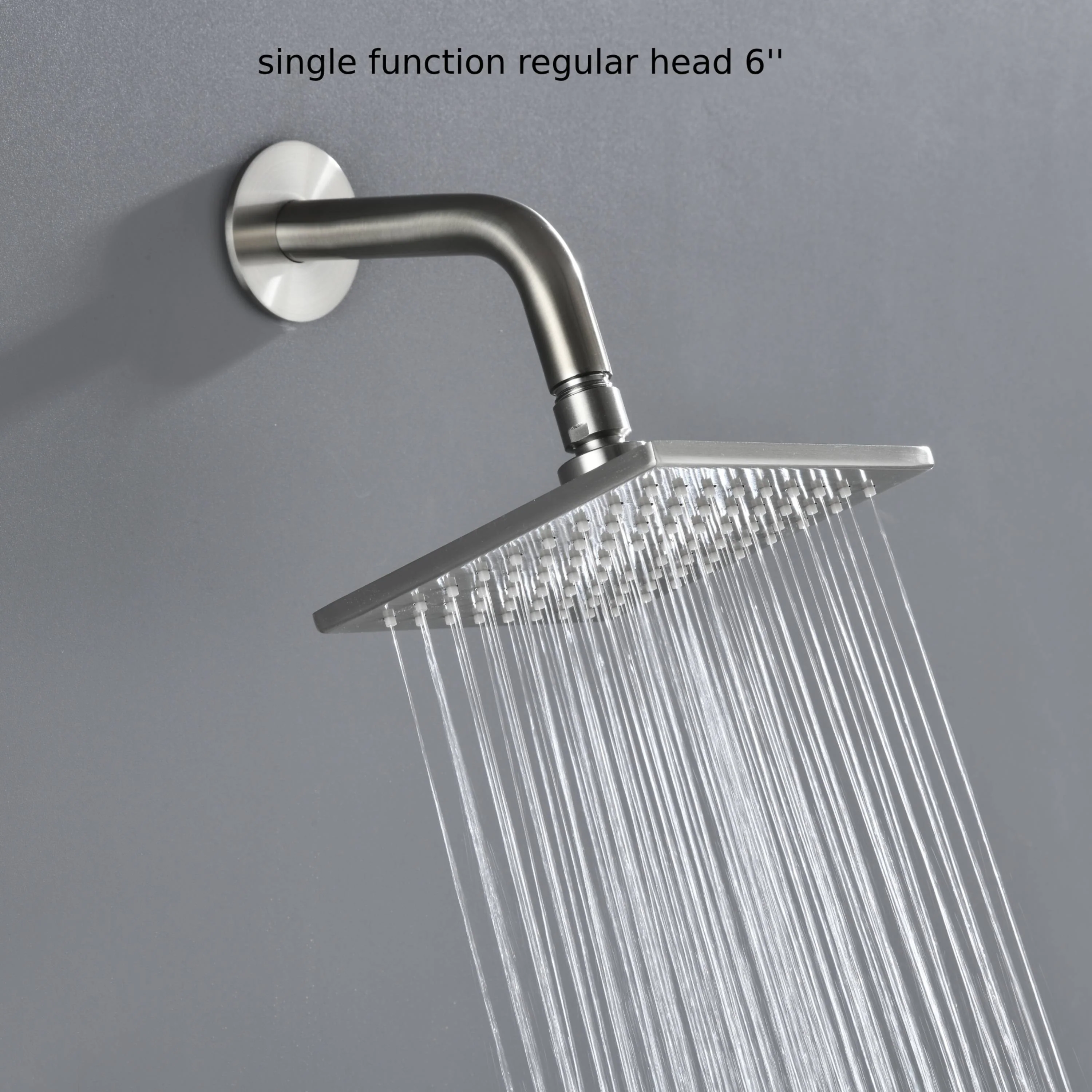Flush Mount Shower Faucet Set with 4-Way Digital Thermostatic Control, 64-Color LED Lights - Image 8
