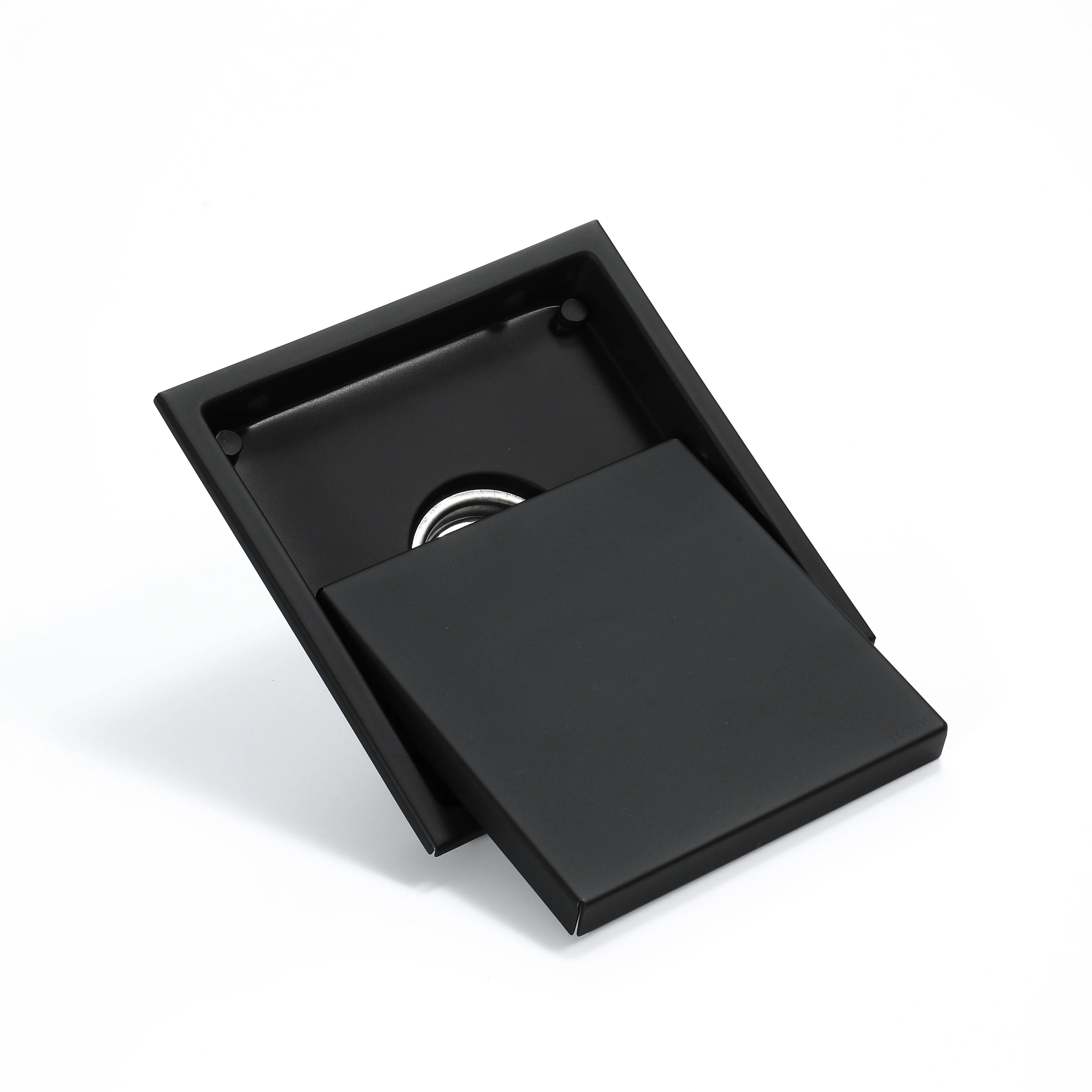Matte Black stainless floor drain 6x6inch - Image 4
