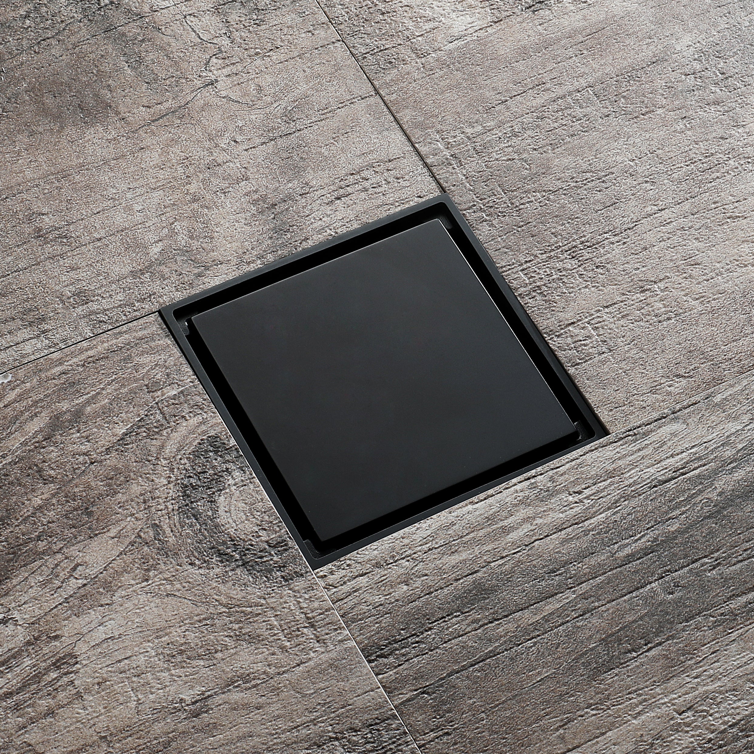 Matte Black brass floor drain 4x4inch - Image 3