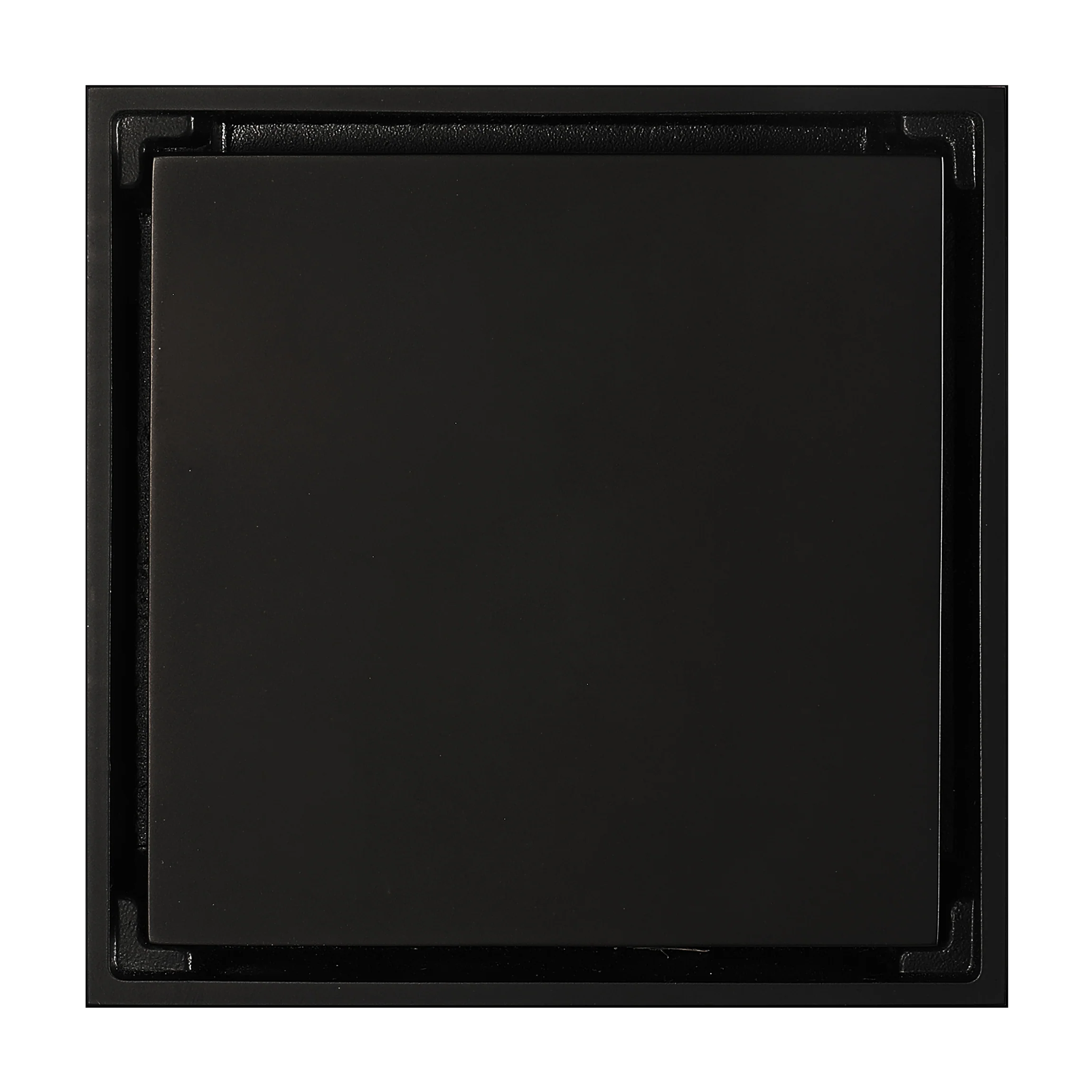 Matte Black brass floor drain 4x4inch - Image 4