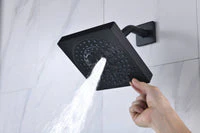 Matte Black 23x15" LED Music Shower Head with 4-Way Thermostatic System - Image 16