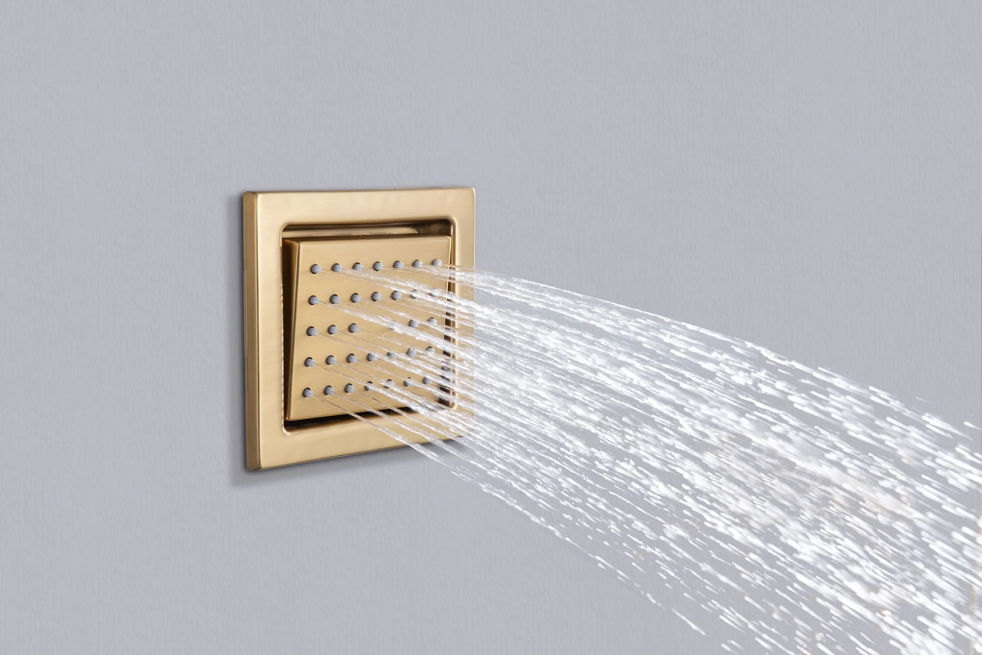 Matte black or Brushed nickel or Brushed Gold 32 x 8-Inch Rainfall Waterfall Flush Mount Shower Head with 4-Way Digital Display Thermostatic Faucet, Body Jets - Image 26