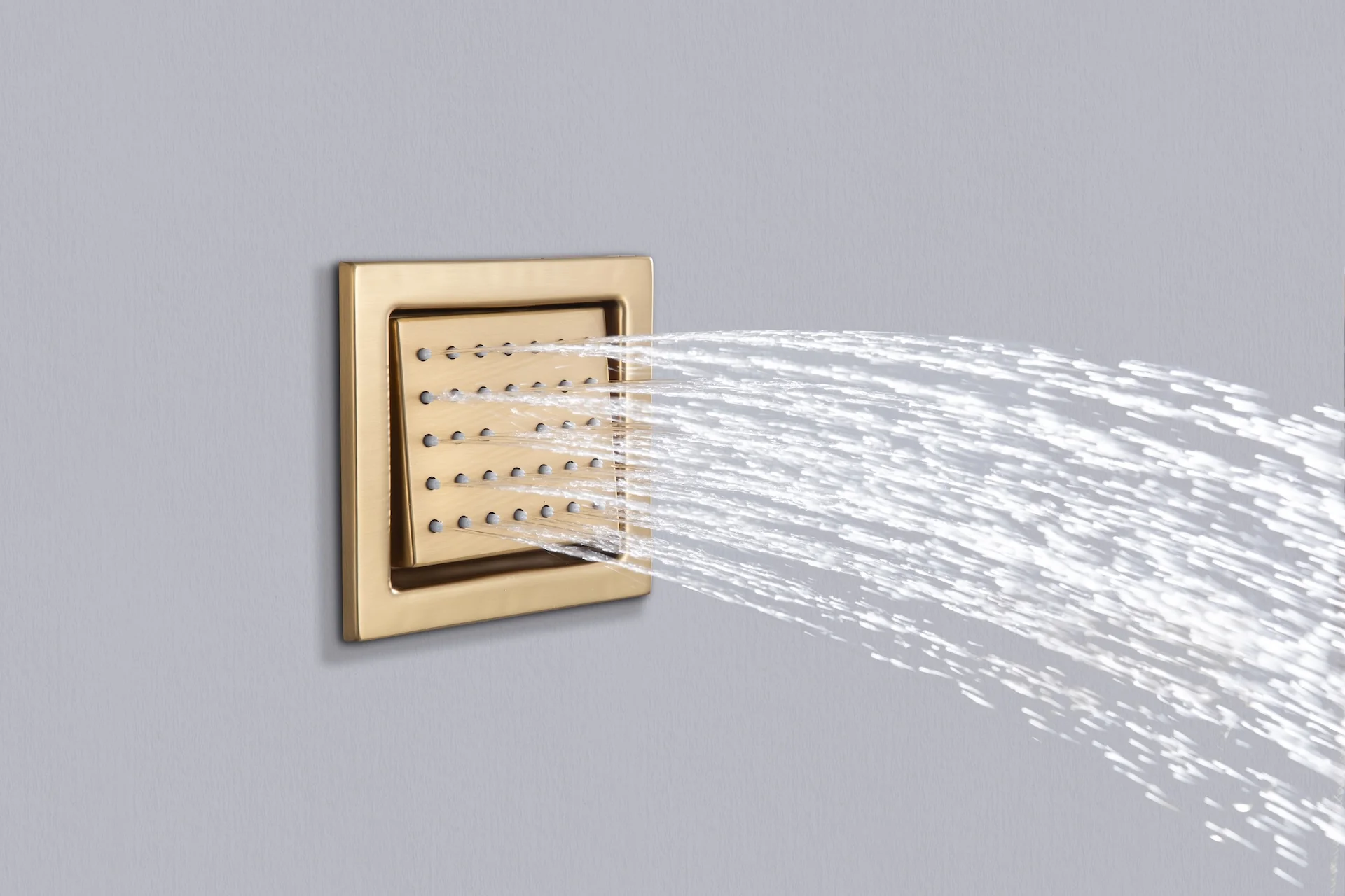 Matte black or Brushed nickel or Brushed Gold 32 x 8-Inch Rainfall Waterfall Flush Mount Shower Head with 4-Way Digital Display Thermostatic Faucet, Body Jets - Image 28
