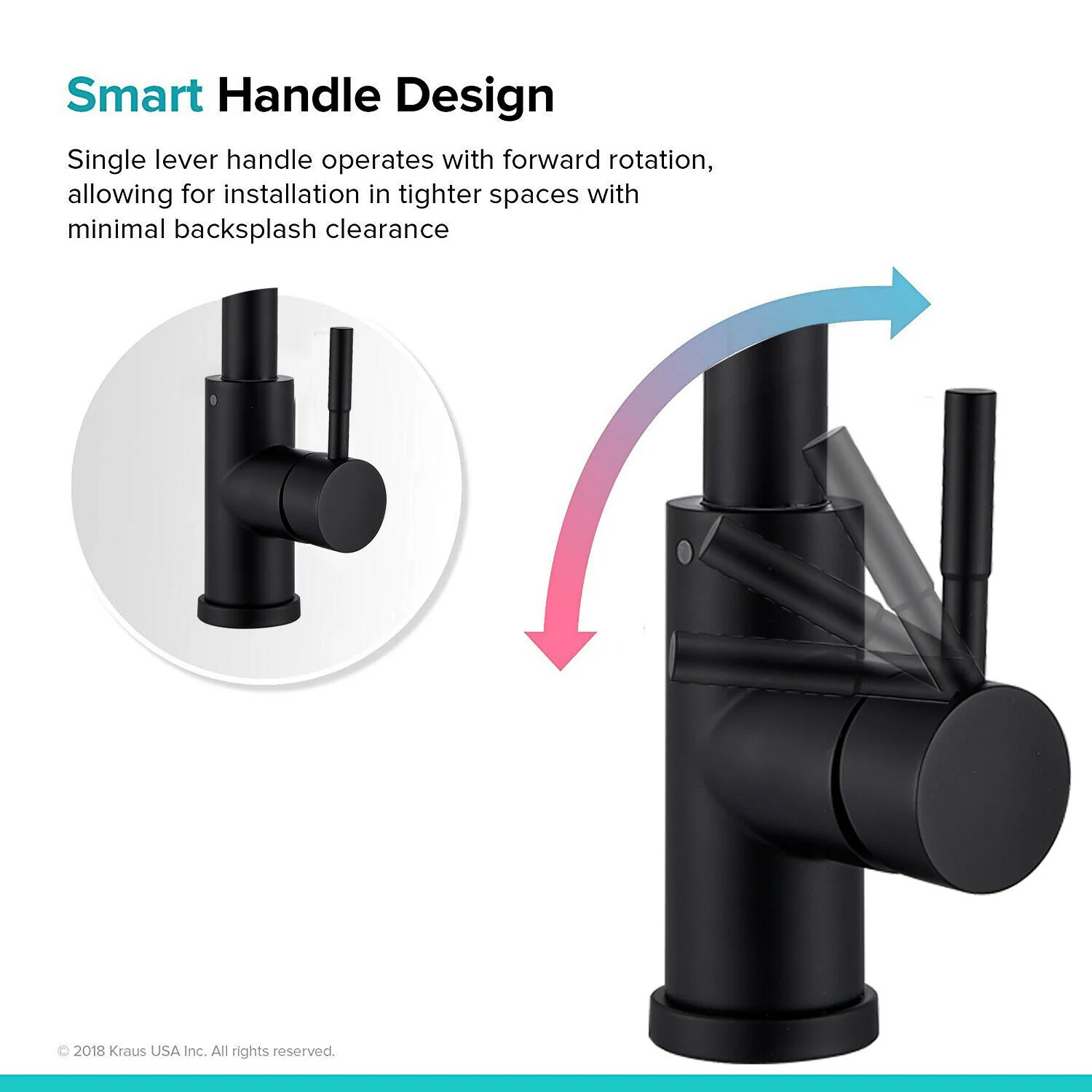 Matte Black Or Brushed Gold Pull Out Spray Kitchen Sink Faucet Commercial Swivel Tap W/Plate - Image 6