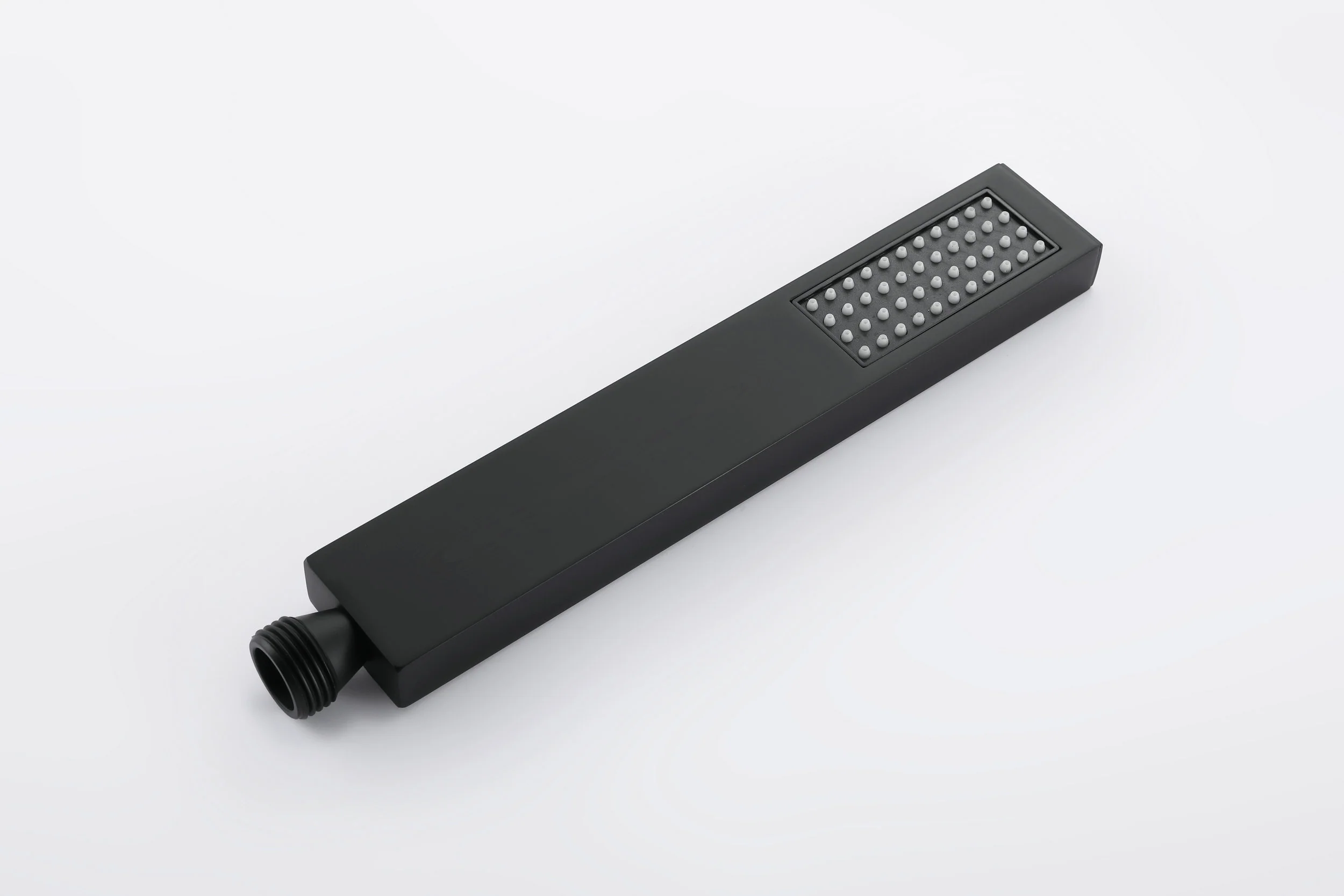 Stylish Wall-Mounted Matte Black Thermostatic Rain Exposed Shower Set with Tub Spout - Image 10
