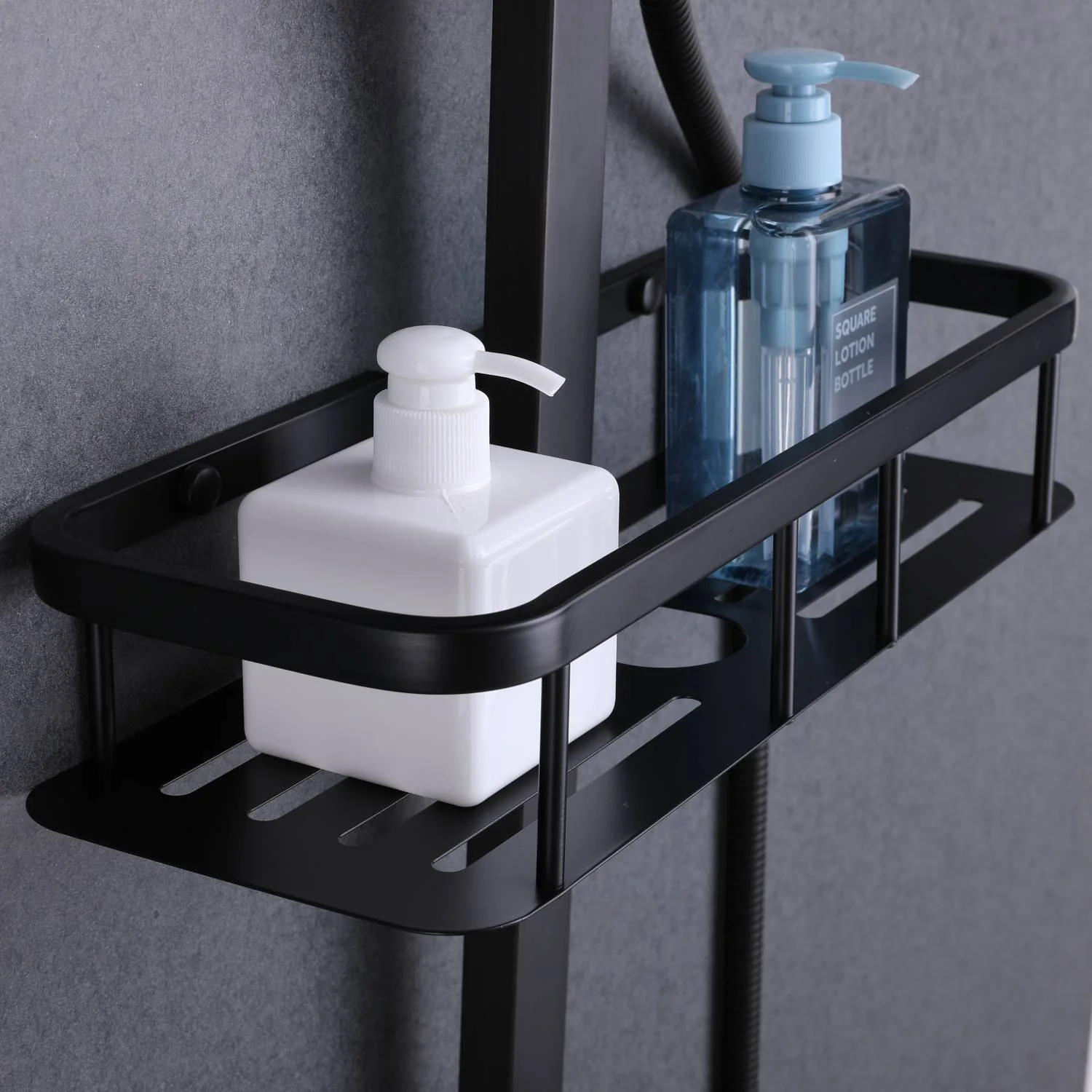 Oil Rubbed Bronze Surface Mounted Shower Faucet with 8-Inch Rain Head for a Blissful Shower Experience - Image 5