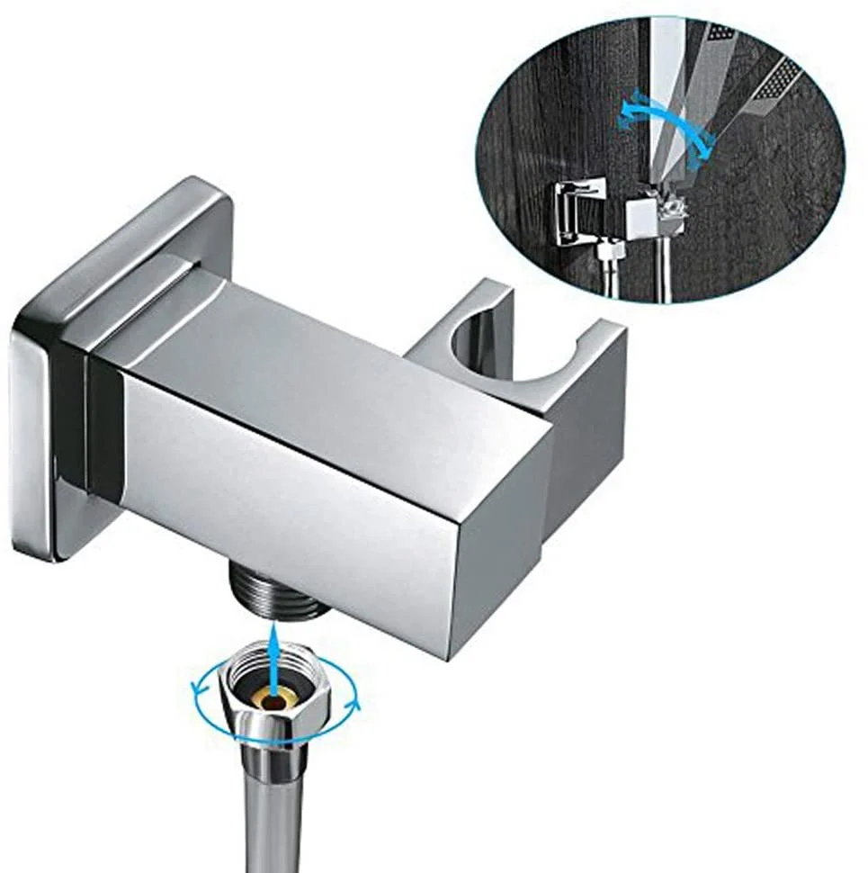 Wall Union with Handheld Shower Holder chrome - Image 3