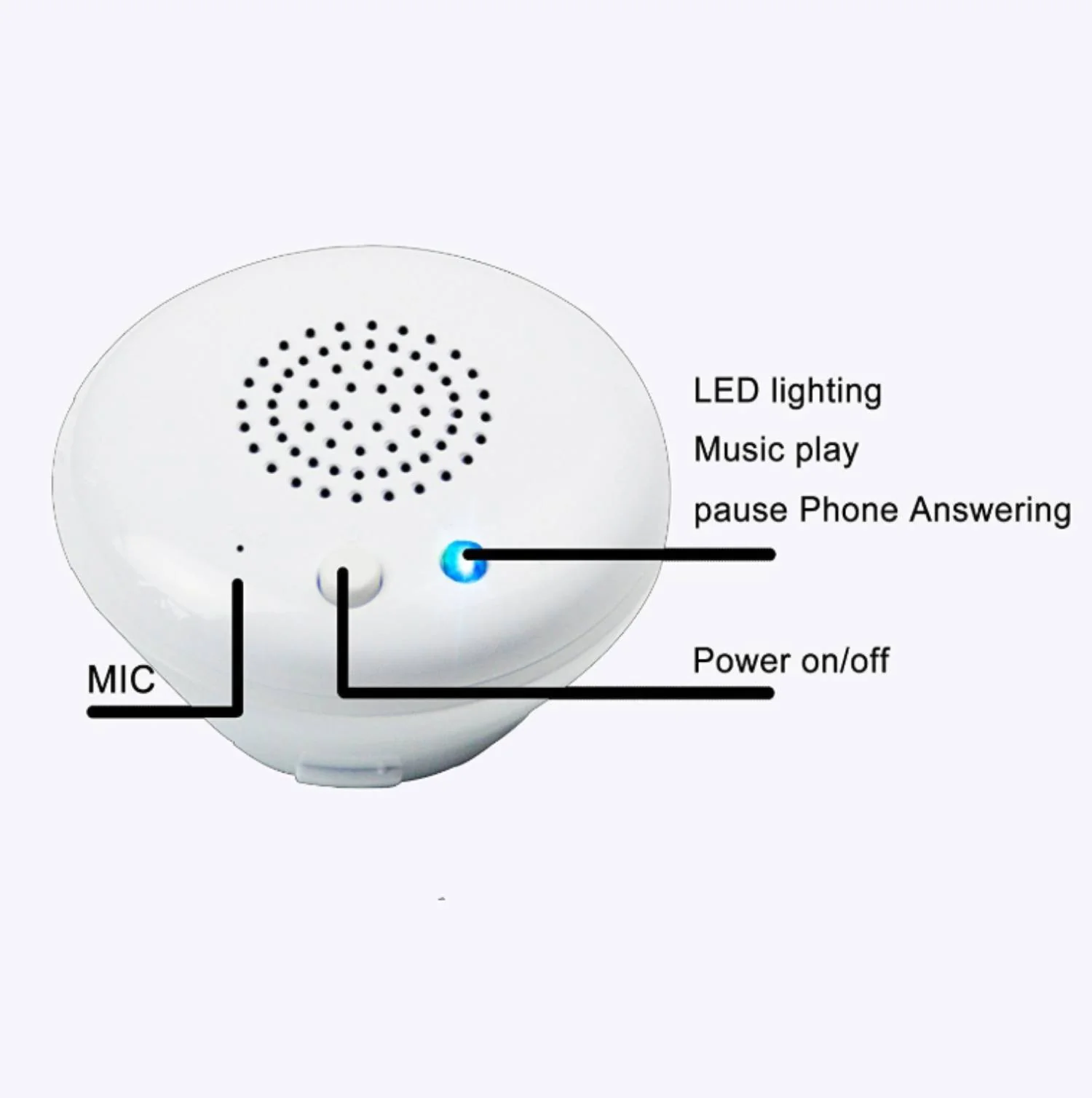Chrome 8-inch Wireless Bluetooth Shower Head: 3-Way Brass Diverter and 4-inch Multifunction Shower Sprayer - Image 10