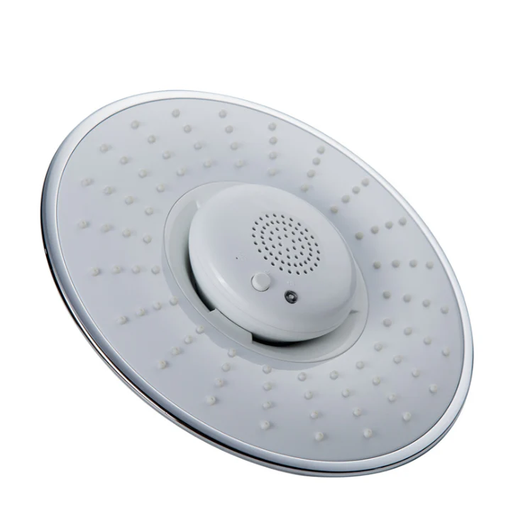 Chrome 8-inch Wireless Bluetooth Shower Head: 3-Way Brass Diverter and 4-inch Multifunction Shower Sprayer - Image 6
